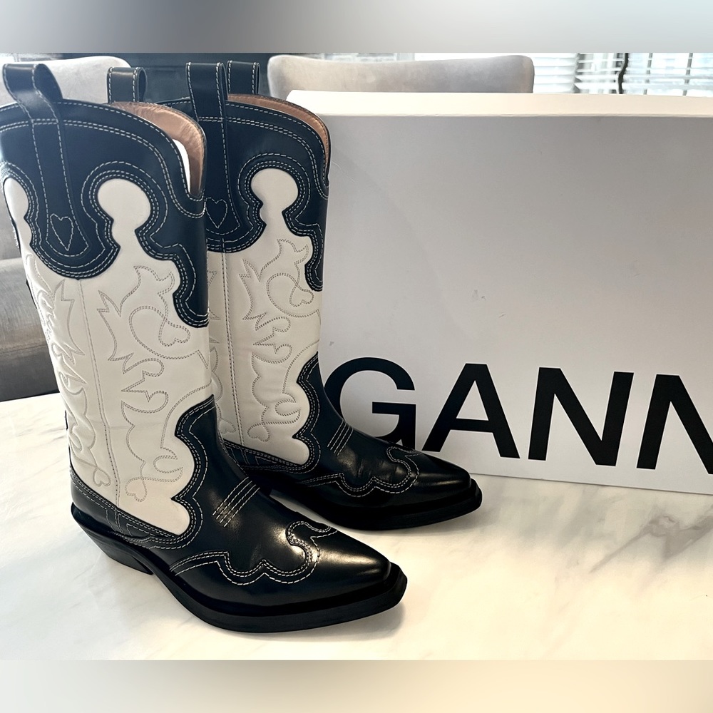GANNI Western Boots